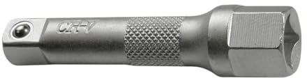 SW-Stahl 05806L Verlängerung 75 mm 3/8 Zoll - Chrom-Vanadium Steckschlüssel | Knarrenverlängerung mit 6-kant Antrieb aus matt verchromtem Premium Stahl. Kompatibel mit 10 mm Werkzeug und Ratschen.