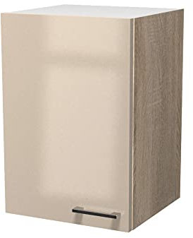 Smart Möbel Hängeschrank Küche - 40 cm breit - Kaschmir Glanz Sonoma Eiche – Neapel