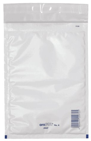 aroFOL POLY Luftpolsterversandtaschen weiß 27,5x20cm ( 26,5x18cm ) - 100 Stück