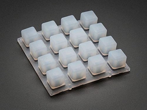 Adafruit Elastomer 4x4 Tastatur aus Silikon für 3mm LEDs 1611