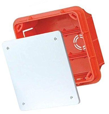 Boîte de dérivation encastrée 76 x 76 x 52 cm avec couvercle - Boîte de dérivation encastrée - Pp/t 1 6380