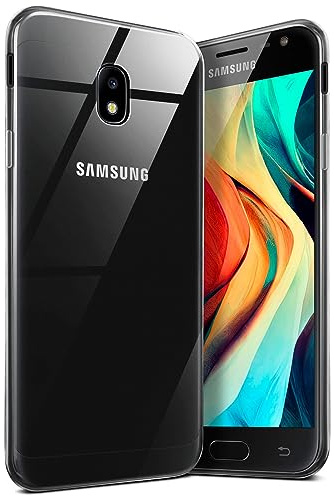 moex für Samsung Galaxy J3 (2017) Hülle Durchsichtig, Silikon Handyhülle Transparent, Clear Case Ultra Slim, Backcover Schutzhülle Dünn, Silikonhülle Minimalistisch, Aero Case, Klar