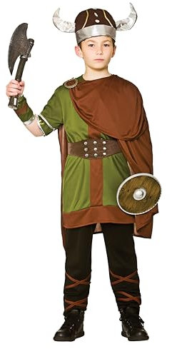 Wicked Costumes Boys Viking Warrior Fancy Dress Costume - X-Large (11-13 Years)