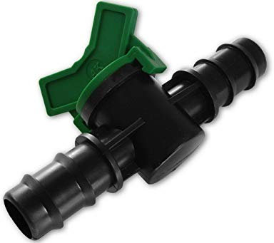 SolaDirect 1 x 13 mm In-Line Tap Valve for Garden Micro Irrigation Watering System