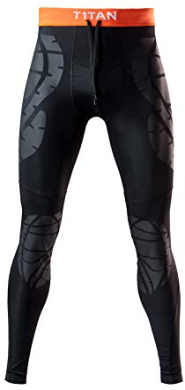 T1TAN Anti Abrasion Pant 2.0 - Unterziehhose für Muskelstimulation und minimiertem Abrieb für Torwart, Fußball, Basketball, Handball | S