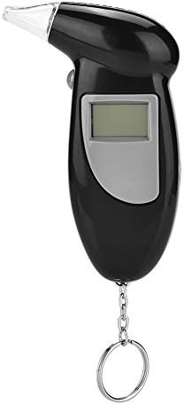 Etilometro Professionale per analizzatore di Alcool, con Schermo LCD Senza retroilluminazione, Etilometro Portatile Personale per Uso Domestico e Professionale