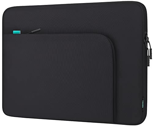 Lacdo Borsa Protettiva Custodia per 16 New MacBook Pro M5 Pro/Max A3428 A3429 2026, M4/M3/M2/M1 A3403 A3186 A2991 A2780 A2485 A2141 2024-2019, 15 MacBook Pro 2012-2018, 15 Surface Laptop 7, Nero