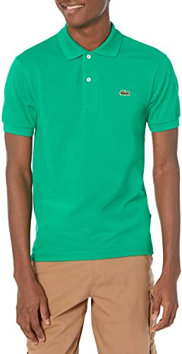 Lacoste Men's Short Sleeve Classic Pique Polo Shirt, Fluorine Green, 3XL