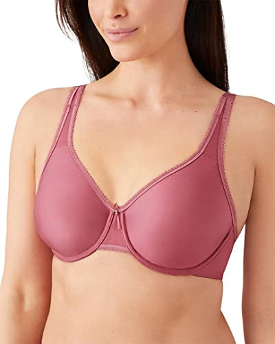 Wacoal Damen Basic Beauty Bügel BH mit voller Abdeckung, Blickdicht, Roséwein, 90F