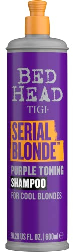 Bed Head by TIGI, Serial Blonde Purple shampoo viola tonalizzante per capelli biondi, 600 ml