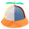 SIEBOLD Propeller mütze,Helikopter Cap,Propeller Cap,Lustige mützen,Faschings Party hüte mit Nachts Fluoreszierende Propeller Geeignet für Jungen und Mädchen-Orange（7+Jahren Erwachsener）