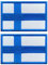 2 St. Finnland Flagge Patch- Taktisch Finnisch Nationales Emblem, Bestickter Aufnäher mit Verschluss, Militär Bänder für Rucksäcke Kleidung Taschen Uniform Weste Jersey Reisen