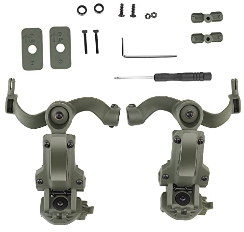 Taktischer Multi-Winkel-Rotations-Helmschienenadapter für Ops Core ARC/Wendy Schneller Helmschienenhalterungsadapter