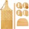 3 Stück Gnocchi Board Garganelli Pasta Board Garganelli Board Gnocchi Pasta Board Set mit Roller und Cutter für Pasta Maker Pasta Board Gnocchi Roller Küche Geschenkideen (zarter Stil)