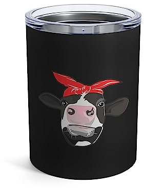 Cool Cow Vegane Kleidung Pflanzenfresser Shirt Vegetarisches T-Shirt Färse Shirt Cowgirl Farmer Shirt Tumbler 284 g 284 g