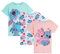 Disney Paquete de 3 camisetas de manga corta para niñas con diseño de ángel de Lilo y Stitch, multicolor, 13 años