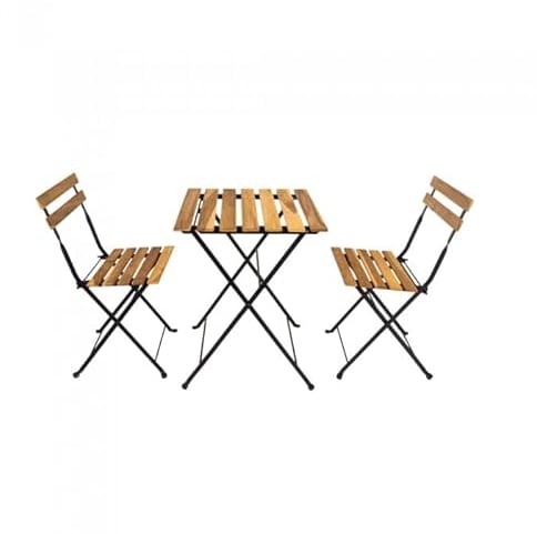 GRINDI IN THE GARDEN - Balkon-Set Möbel-Set Bistro-Set Gartengruppe Gartenmöbel Holz - Liko II