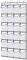 Mualady Over the Door Shoe Organizer, Hanging Shoe Rack, Shoe Storage with 24 Pockets and 4 hooks, Shoe Shelf Storage - White Shoe Holder for Bedroom