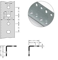 hofe | Stahl-Winkelprofil für Baukastensystem | 38 x 38 x 1,7 mm, Länge 3 m, verzinkt, VE 10 Stk