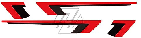 XENITE Kit Grafica Decalcomania Moto for Vespa GTS 300 Super Sport 2019 2020 Adesivi HPE (Colore : Rosso)