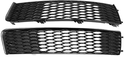 Nebelscheinwerfergitter Für A-udi Q7 S-Line 2009 2010 2011 2012 2013 2014 2015 1 Paar Auto Frontstoßstange Nebelscheinwerfer Grillabdeckung Schwarz Nebelscheinwerfer Grill Nebelscheinwerfergitter