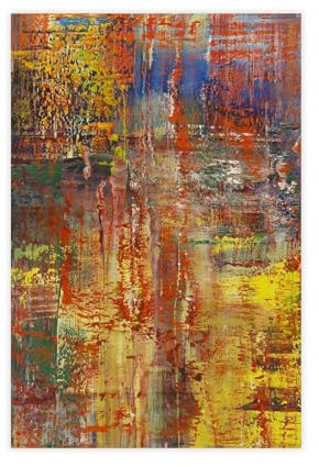 AAVEDA Gerhard Richter Leinwand-Poster, Schlafzimmer-Dekor, Sportlandschaft, Büro, Raumdekoration, Geschenk, ungerahmt, 60 x 90 cm