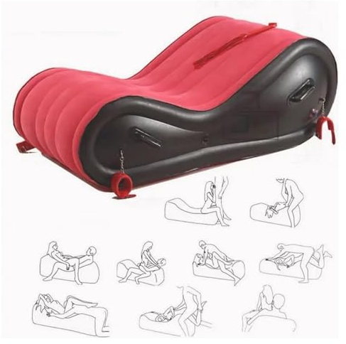 BesBet Aufblasbares Sofa in S-Form „Dehnen, entspannen“ -ShaF8Y ENNA010625