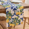Tischläufer Blau Tischläufer Zitrone Tischläufer Hochzeit Tischläufer Abwaschbar Tischläufer Gelb Zitronen Tischläufer 33x183 Tischläufer Modern Polyester Herbst Tischläufer für Drinnen Draußen Party