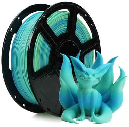 FLASHFORGE Rapid PLA Farbverlauf Filament 1,75mm Gelb&Blau, Farbverläufe sanft & schnell, Hoher Durchfluss Speedy 3D-Drucker-Filament, erleben Sie außergewöhnliche Leistung mit Schnellem Druck