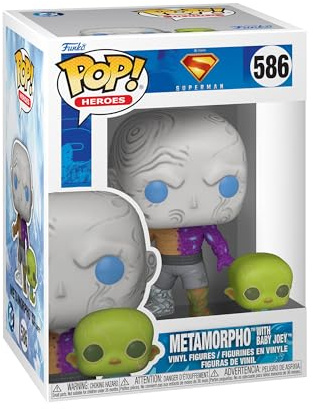 Funko POP! & Buddy: Superman 2025 - Metamorpho with Baby Joey | Offizielles Superheroes Merch - Vinyl Sammelfigur als Regal Deko - Geschenkidee zum Geburtstag für Fans und Sammler