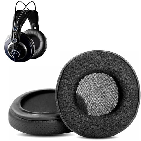 K550 Earpads,HAIZEEN Earpads Compatible with AKG HD MKII K550 K551 K553 K271 K240 K270 K290 K241 K272 Headphones Ear pads Replacement Cushion(Punched Protein Leather/Memory Foam)
