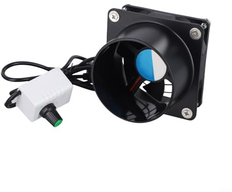 Babominimer Ventilateur Extracteur de Fumée USB à Vitesse Réglable pour Cuisine, Salle de Bain ou Atelier