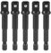 5pcs 3/8 Impact Adapter, Chrome-Vanadium Steel Impact Driver Socket Adapter 3/8 Socket Adapter for Impact Driver Extension Impact Socket Adapter for Drill Industry Home Use