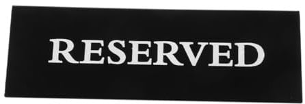 PRETYZOOM Reservierte Sitzplätze Schilder Stilvolle Tischschilder Für Tischreservierungsschilder Bei Hochzeitsbanketten Und Veranstaltungen Sitzplatzreservierungsschilder Mit