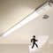 LED Feuchtraumleuchte 115CM mit Bewegungsmelder, TONFFI 36W 4100LM LED Sensor Röhrelampe, Linkable Wannenleuchte Werkstattlampe IP65 Wasserfest für Balkon Garage Keller Treppe Flur, 4000K Neutralweiß