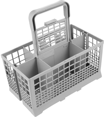 Cesta de Drenaje para Lavavajillas Multiusos Compartimentos | Plástico, para Cubiertos, Uso en Cocina y Oficina, Diseño de Almacenaje Varias Secciones