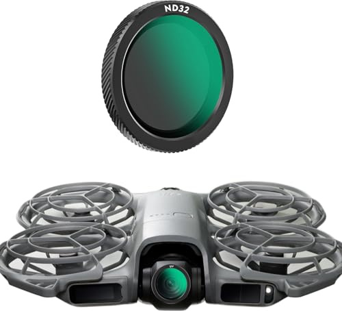 ND & CPL Filters Set for DJI NEO 2, UV/ND8/ND16/ND32/CPL Filters Compatible for DJI NEO2 Drone Accessories, Neutral Density Camera Lens ND Filter (ND32)