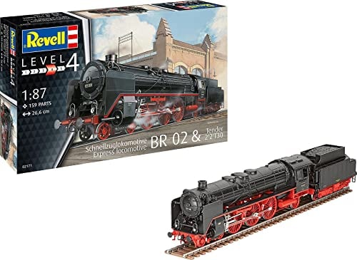 Revell 02171 BR 02 & Tender 2'2'T30 Lokomotive Bausatz 1:87