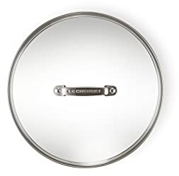 Le Creuset Couvercle en Verre Anti-Adhérent Renforcé, Diamètre 26 cm, 96200826000000, Noir