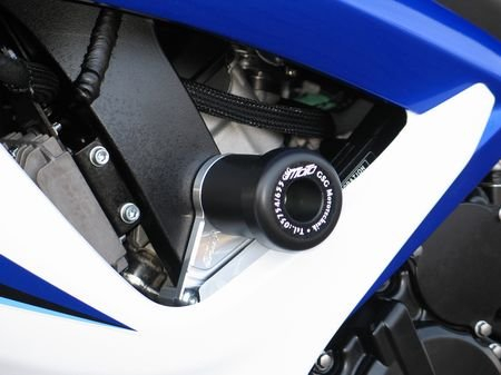 Satz GSG Moto Sturzpads Suzuki GSX-R 600/750 06-07 (K6+K7) sw. eloxiert