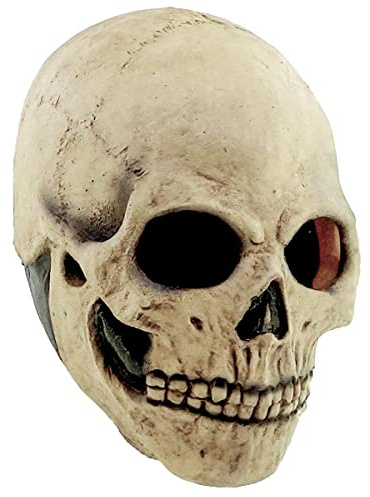 Ghoulish Productions - Schädel Terror Totenkopfmaske, Skulls Serie, robuste Latexmaske, handbemalt, Halloween, Angst, Karnevalsumzug, Kostümparty, Einheitsgröße für Erwachsene