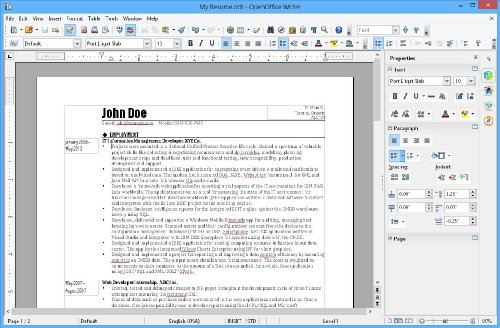 Apache Open Office 4.0.1 (Mac)
