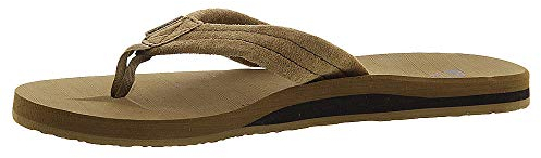Quiksilver Herren Carver Suede Sandalen, Braun (Tan-Solid Tkd0), 45 EU