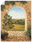 ARTLAND Wanddeko Poster & Kunstdrucke Wandposter 60x80 cm Landschaften Fensterblick T4AL