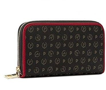 Pollini Portafoglio Donna Nero-Rosso - TE9001PP02Q1100B