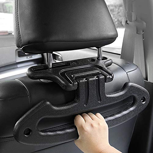 Multi-functional Steering Wheel Table Folding Car Computer Laptop Tablet Desk Mount Stand Auto Car Backseat Portable Pc Tray Table Car Dining Food Drink Table Cup Holder Black (Car Suit Hanger)