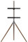 One for All WM7471 Tripod Supporto TV Universale, Dimensioni Schermo 32-65, LCD/LED/Plasma/OLED/QLED, Girevole a 360° e Adattabile in Altezza, Vesa 400 x 400, Design Elegante, Walnuss & Gunmetal