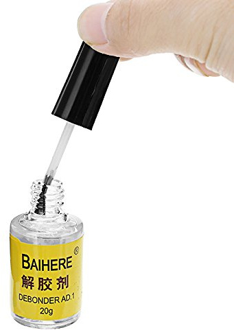 TuToy Baihere 20G Pegamento Debonder Remover Dispersgator Limpiador Para Adhesivo Instantáneo 502 Pegamento De Uñas Super Pegamento