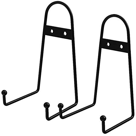 Lucky Farm 2 Pcs Wall Mount Easel Plate Display Hanger, Metal Vertical Plate Stand Holder, Mural Wall Picture Frame Stands with Screws (6 Inch)