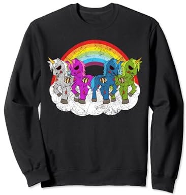 Zombie Unicorn Apocalypse Creatures Halloween Zombies Sweatshirt